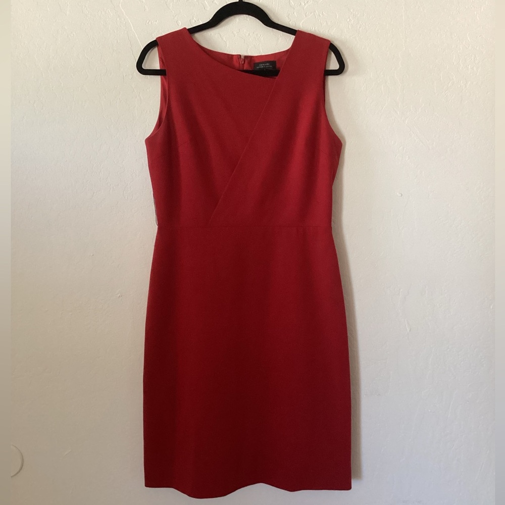 Tahari red dress